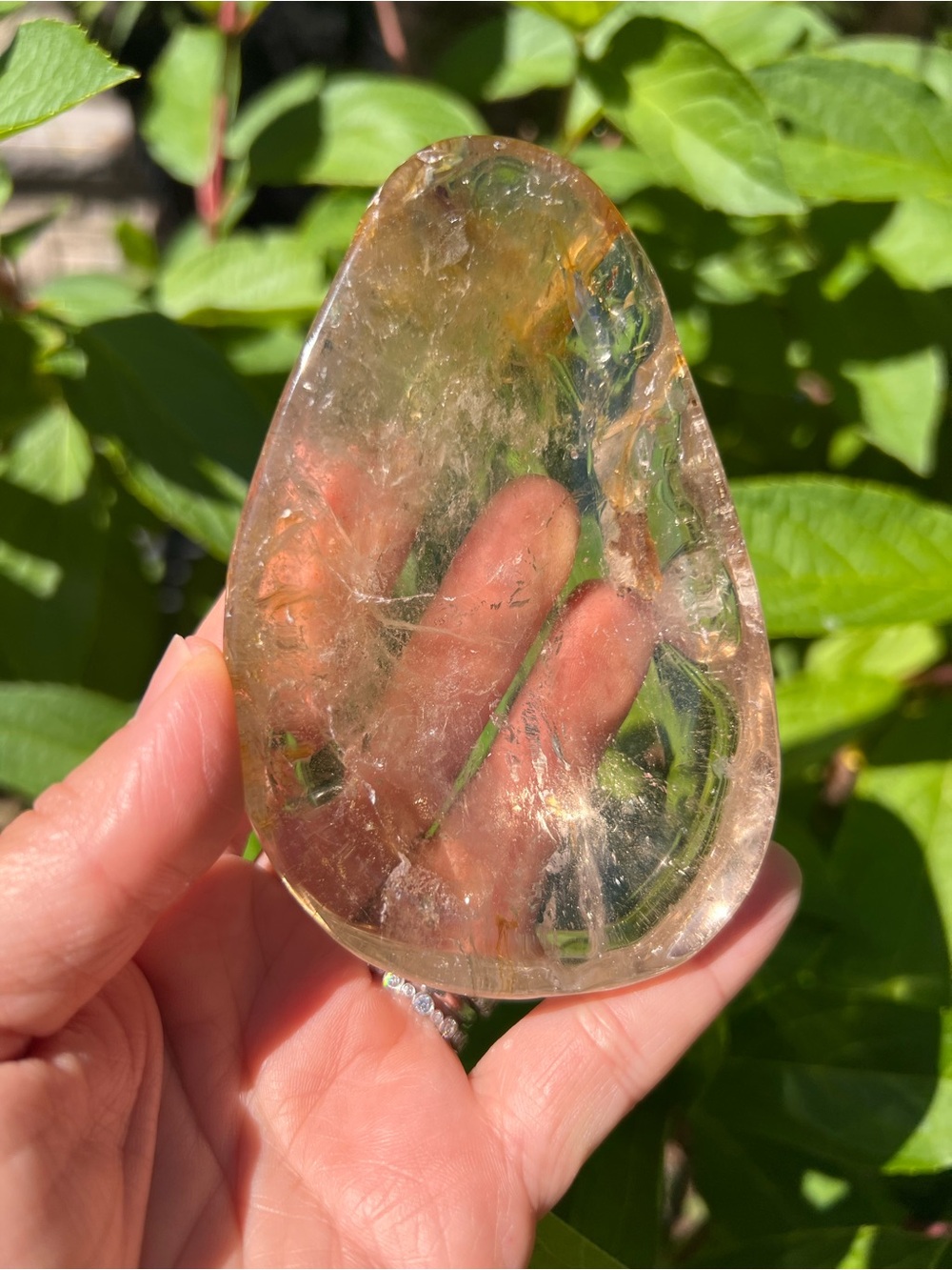 Golden (2) healer bowl | crystal
